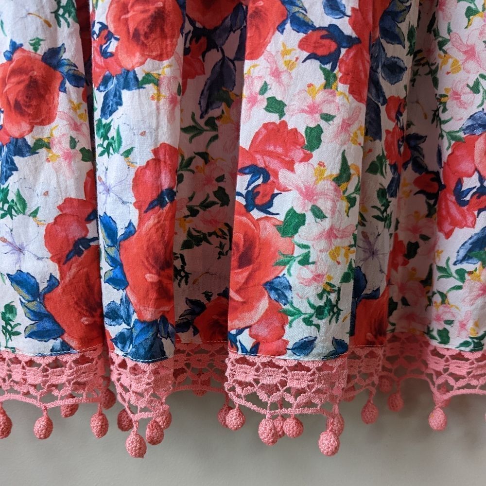 LoveShackFancy Novalie Crochet‎ Embroidered Eyelet Cotton Floral Dress sz… - Picture 14 of 16